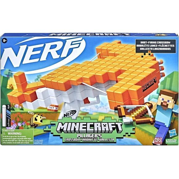 NERF Minecraft Pillager's‎ Crossbow, Dart-Blasting Crossbow NWB - Picture 2 of 3